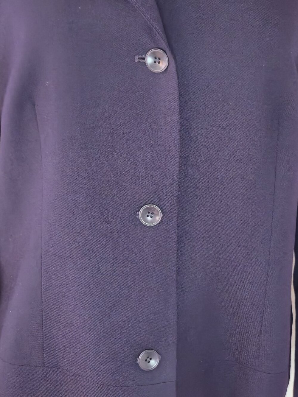Vintage Talbots Purple 100% Wool Blazer | Made in USA | Size 14 - Picture 6 of 10